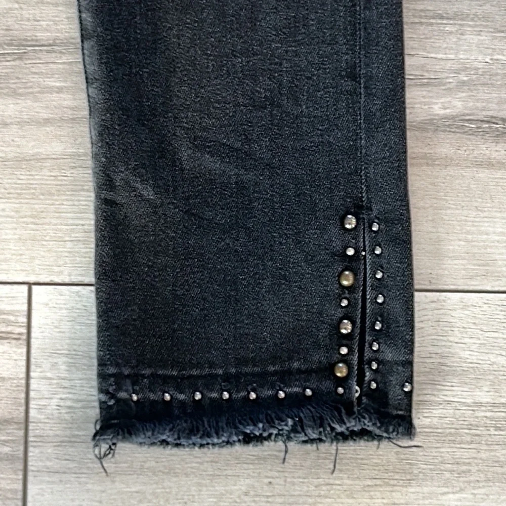 Driftwood Amelia jeans in black size 26 studded